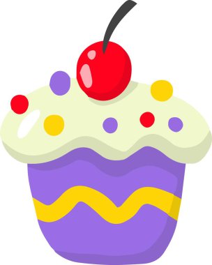 El yapımı Noel Kekleri çizimi arka planda izole edilmiş