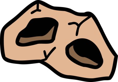 El çizimi meteor çizimi arka planda izole edildi