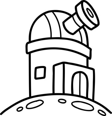 El çizimi uzay istasyonu çizimi arkaplanda izole edildi