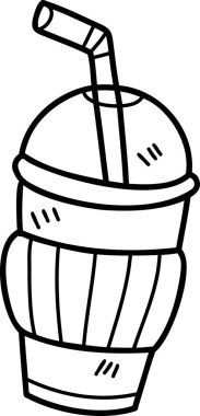 El yapımı meşrubat cam çizimi arka planda izole