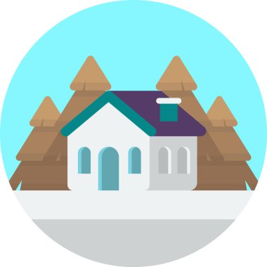 Arka planda minimal stil izole edilmiş noel kristal küre illüstrasyonu