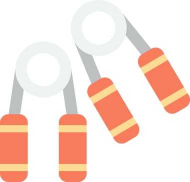 El Kavrama Güçlendirici illüstrasyonunu arka planda izole edilmiş minimal biçimle göster