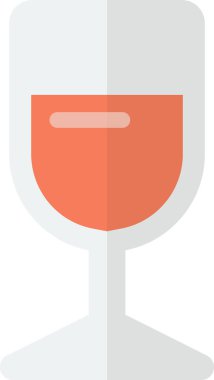 şarap kadehleri görünümü arka planda izole edilmiş en az tarzda