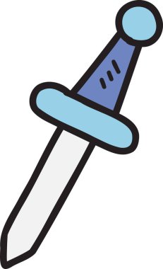 El çizimi sevimli kağıt iğne çizimi arkaplanda izole