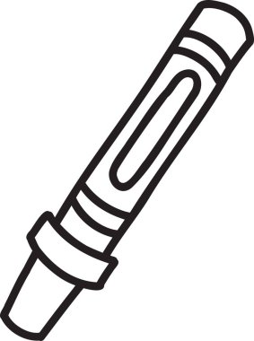 El Çizimi Şirin kalem çizimi arkaplanda izole