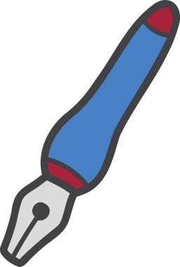 El Çizimi Şirin kalem çizimi arkaplanda izole