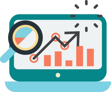 arkaplanda asgari biçimdeki grafik ve dizüstü resimleme