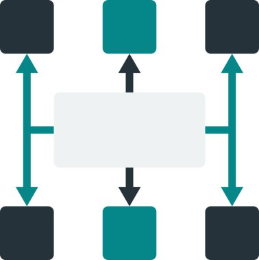 Arka planda asgari biçimde izole edilmiş strateji konsepti çizimi