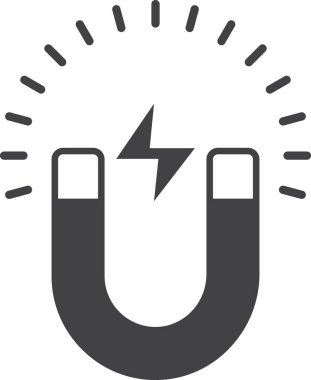 para mıknatısı resimlemesi arka planda izole edilmiş