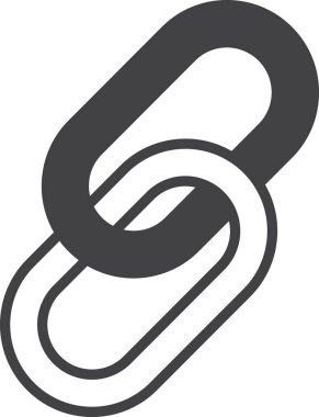 arkaplanda asgari biçimdeki bağlantı sembolü çizimi izole edildi