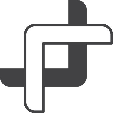 Arkaplanda izole edilmiş asgari biçimdeki büyütme sembolü resimlemesi