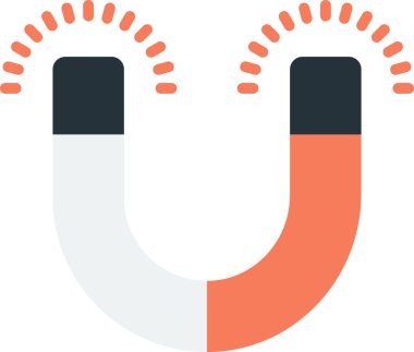 para mıknatısı resimlemesi arka planda izole edilmiş