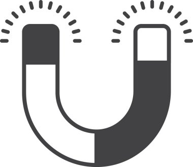 para mıknatısı resimlemesi arka planda izole edilmiş