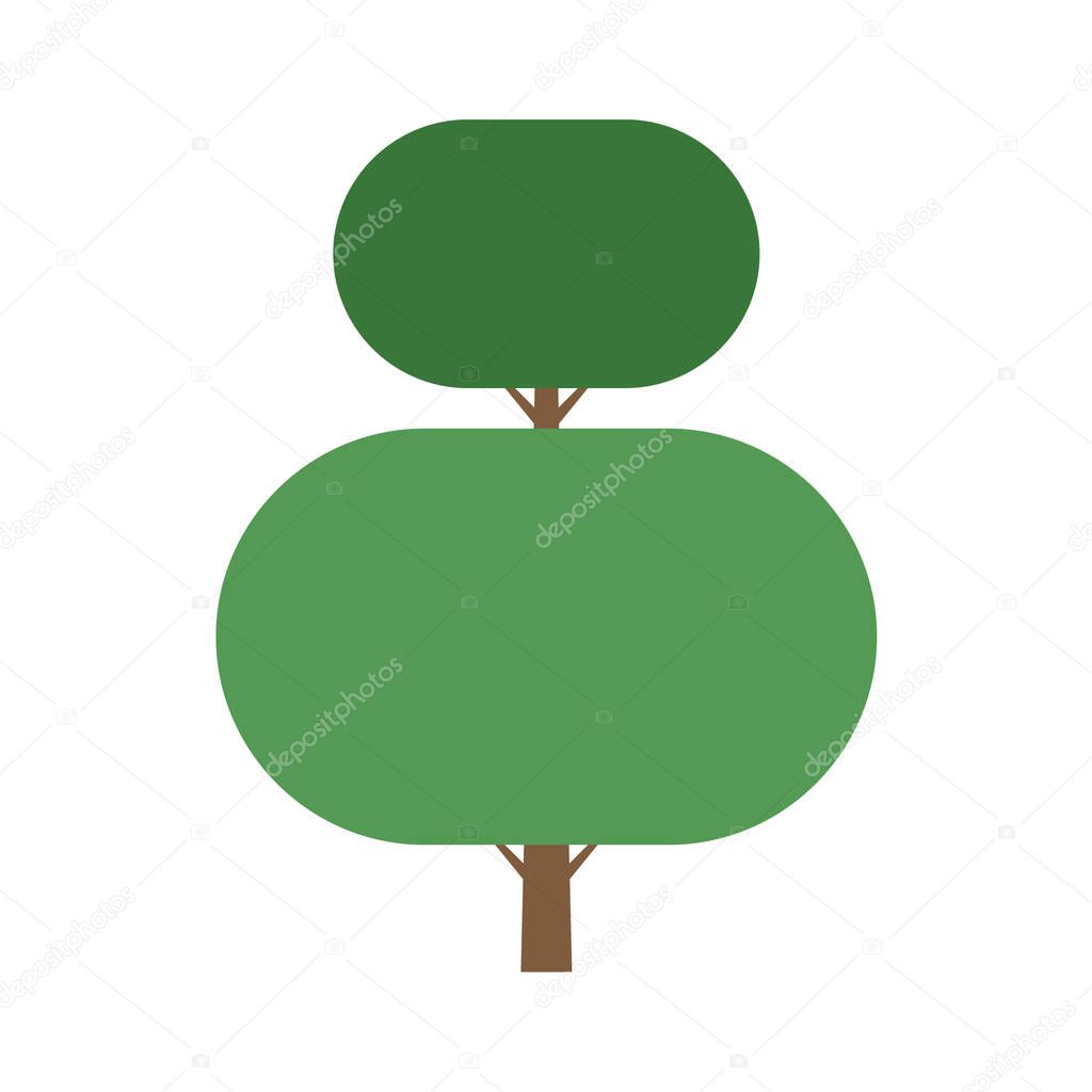 Tree color icon that is suitable for your modern business