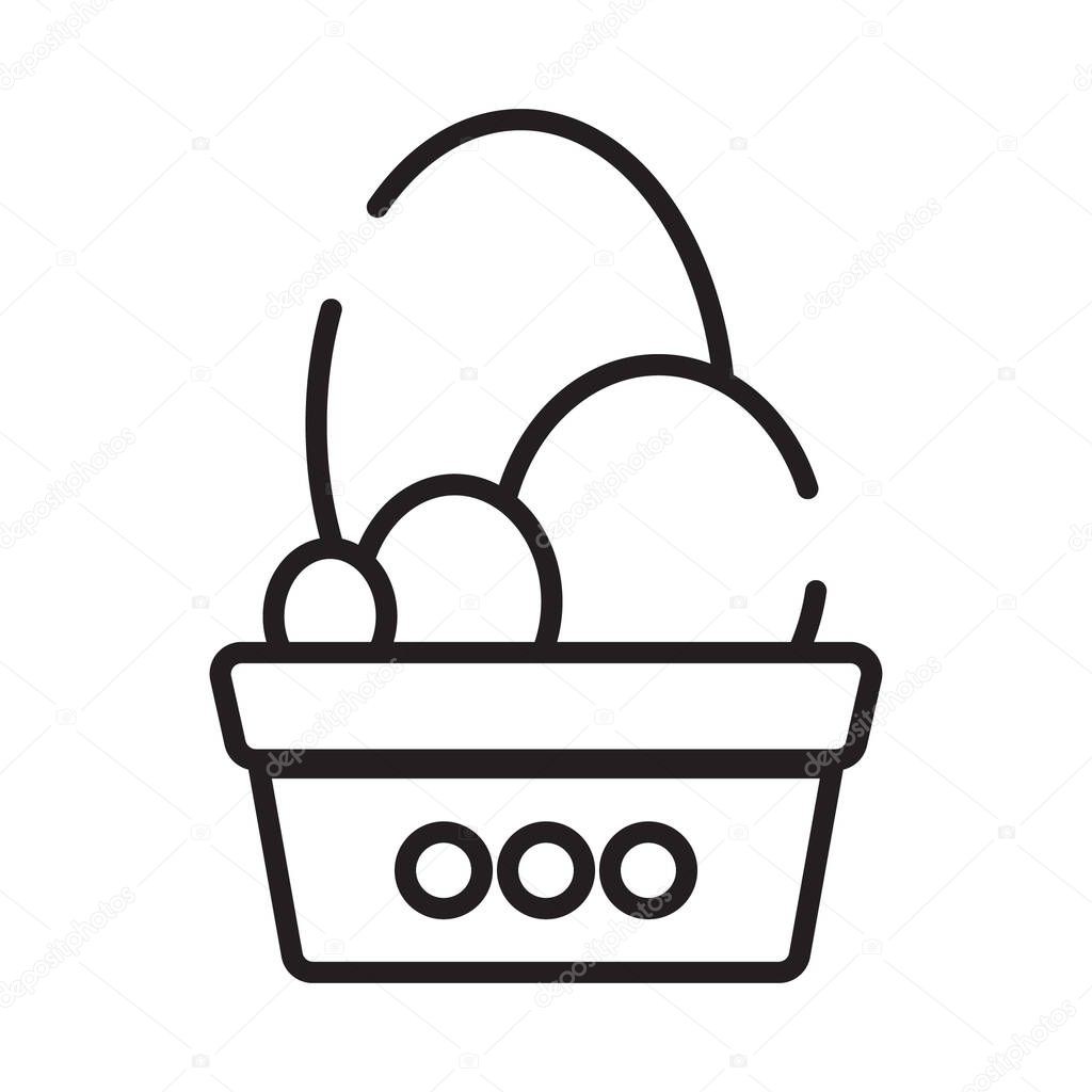 Potted plants line icon that is suitable for your modern business