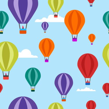 Hava balonu pürüzsüz desen