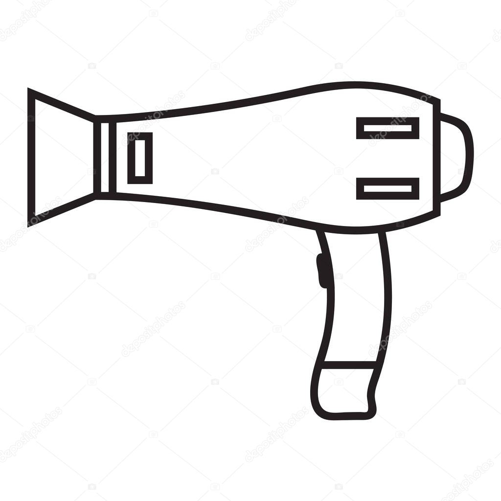 Hair dryer line icon that is suitable for your modern business