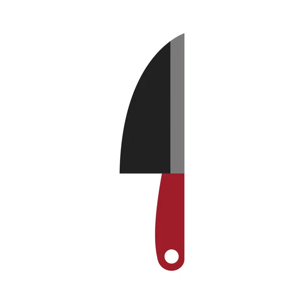 Icono Color Del Cuchillo Que Adecuado Para Negocio Moderno — Vector de stock