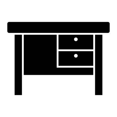 Masa siyahı simgesi modern iş için uygundur