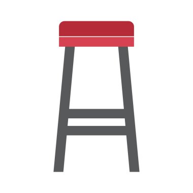 Modern işleriniz için uygun olan uzun sandalye renk simgesi