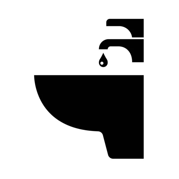 Sink Icon Black Style Suitable Your Modern Business — Stock Vector