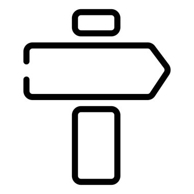 Yönlendirme ok simgesi satır biçimi modern iş için uygundur