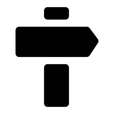 Yönlendirme ok simgesi siyah stili modern iş için uygundur