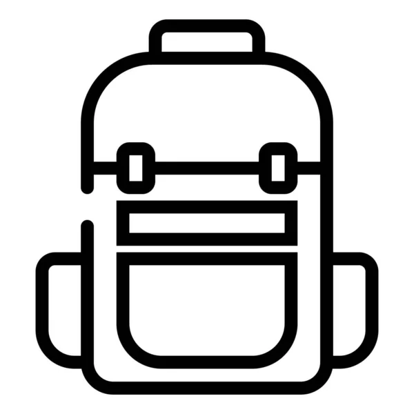 Backpack Icon Line Style Suitable Your Modern Business — Stock Vector