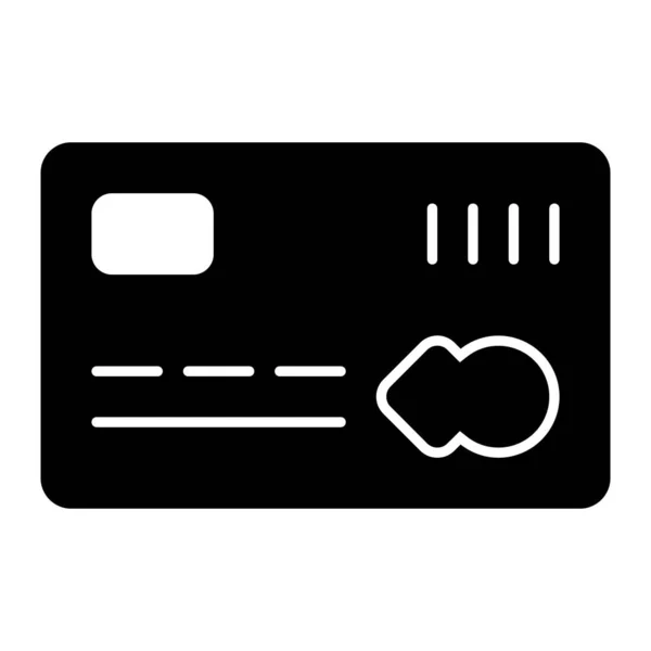 Credit Card Icon Black Style Suitable Your Modern Business — Stock Vector