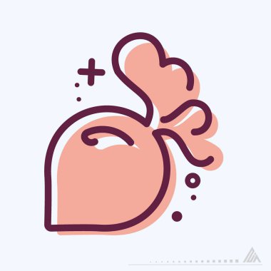 Simge Pancarı - MBE Syle - Basit illüstrasyon, Düzenlenebilir vuruş, Tasarım şablonu vektörü, baskılar, posterler, reklamlar, duyurular, bilgi grafikleri vs..