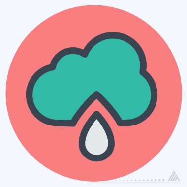 Simge Yağmuru 2 - Renk Eşleştirme Biçimi - Basit illüstrasyon, Düzenlenebilir vuruş, Tasarım şablonu vektörü, baskılar, posterler, reklamlar, duyurular, bilgi grafikleri, vs..