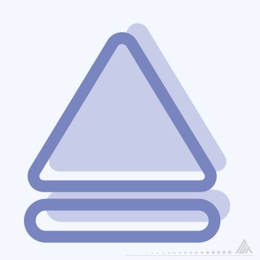 Simge Çıkarma - İki Ton Biçimi - Basit illüstrasyon, Düzenlenebilir vuruş, Tasarım şablonu vektörü, baskılar, posterler, reklamlar, duyurular, bilgi grafikleri vs..