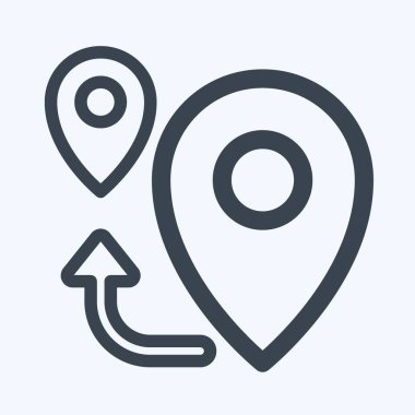 Simge Yönetmeni 3 - Satır Biçimi - Basit illüstrasyon, Düzenlenebilir vuruş, Tasarım şablonu vektörü, baskılar, posterler, reklamlar, duyurular, bilgi grafikleri vs..