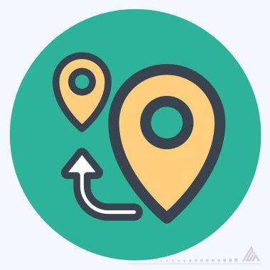 Simge Yönetmeni 3 - Renk Eşleştirme Biçimi - Basit illüstrasyon, Düzenlenebilir vuruş, Tasarım şablonu vektörü, baskılar, posterler, reklamlar, duyurular, bilgi grafikleri, vs..