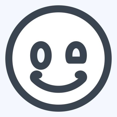 Simge Duygusallığı - Satır Kesimi Biçimi - Basit illüstrasyon, Düzenlenebilir vuruş, Tasarım şablonu vektörü, baskılar, posterler, reklamlar, duyurular, bilgi grafikleri, vs..