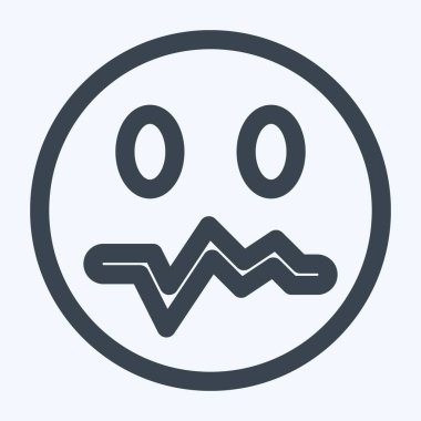 Simge Duygusallığı - Satır Biçimi - Basit illüstrasyon, Düzenlenebilir vuruş, Tasarım şablonu vektörü, baskılar, posterler, reklamlar, duyurular, bilgi grafikleri vs..