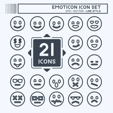 Simge Tanımlama - Satır Biçimi - Basit illüstrasyon, Düzenlenebilir vuruş, Tasarım şablonu vektörü, baskılar, posterler, reklamlar, duyurular, bilgi grafikleri vs..