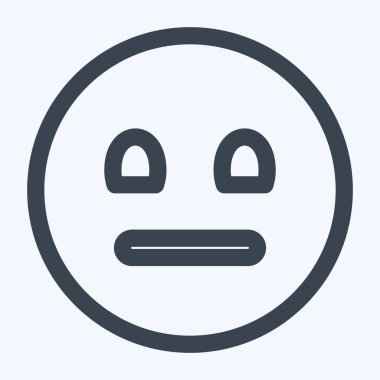 Simge Duygusuz - Satır Biçimi - Basit illüstrasyon, Düzenlenebilir vuruş, Tasarım şablonu vektörü, baskılar, posterler, reklamlar, duyurular, bilgi grafikleri, vs..