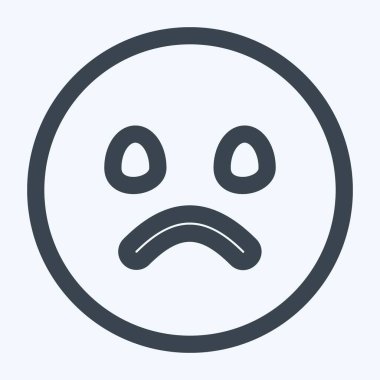 Simge Duygusallığı - Satır Stili - Basit illüstrasyon, Düzenlenebilir vuruş, Tasarım şablonu vektörü, baskılar, posterler, reklamlar, duyurular, bilgi grafikleri, vs..