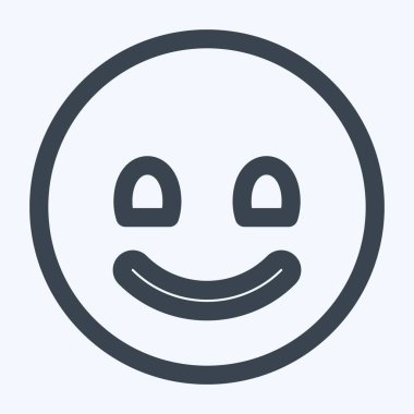 Simge Duygusallığı - Satır Stili - Basit illüstrasyon, Düzenlenebilir vuruş, Tasarım şablonu vektörü, baskılar, posterler, reklamlar, duyurular, bilgi grafikleri, vs..