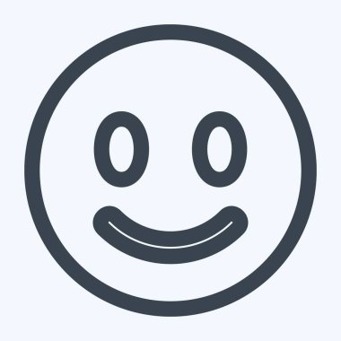 Simge Duygusallığı - Satır Stili - Basit illüstrasyon, Düzenlenebilir vuruş, Tasarım şablonu vektörü, baskılar, posterler, reklamlar, duyurular, bilgi grafikleri, vs..