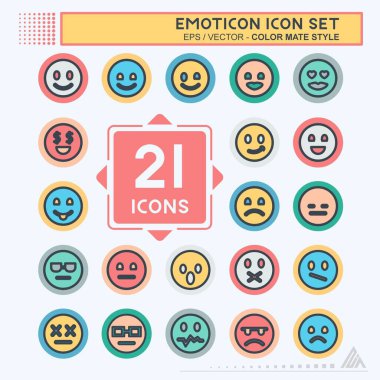 Simge Tanımlama - Renk Eşleştirme Biçimi - Basit illüstrasyon, Düzenlenebilir vuruş, Tasarım şablonu vektörü, baskılar, posterler, reklamlar, duyurular, bilgi grafikleri vs..