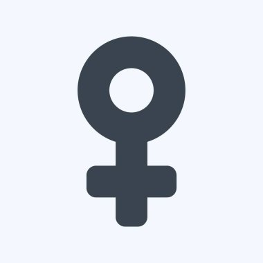 Simge Kadın Biçimi - Basit illüstrasyon, Düzenlenebilir vuruş, Tasarım şablonu vektörü, baskılar, posterler, reklamlar, duyurular, bilgi grafikleri vs..