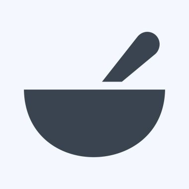 Simge Maskesi - Glyph Biçimi - Basit illüstrasyon, Düzenlenebilir vuruş, Tasarım şablonu vektörü, baskılar, posterler, reklamlar, duyurular, bilgi grafikleri vs..