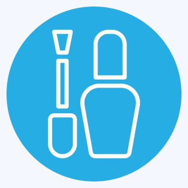 Simge Ojesi - Mavi Gözler Biçimi - Basit illüstrasyon, Düzenlenebilir Felç, Tasarım şablonu vektörü, baskılar, posterler, reklamlar, duyurular, bilgi grafikleri vs..