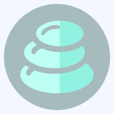 Simge Saunası - Düz Biçim - Basit illüstrasyon, Düzenlenebilir Felç, Tasarım şablonu vektörü, baskılar, posterler, reklamlar, duyurular, bilgi grafikleri vs..