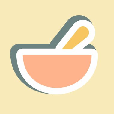 Çıkartma Maskesi - Basit illüstrasyon, Düzenlenebilir vuruş, Tasarım şablonu vektörü, baskılar, posterler, reklamlar, duyurular, bilgi grafikleri vs. için iyidir.