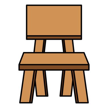 Çizgi film Başkanı. Vektör illüstrasyonu