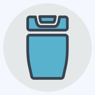 Simge Duş jeli - Renk Eşleştirme Biçimi - Basit illüstrasyon, Düzenlenebilir vuruş, Tasarım şablonu vektörü, baskılar, posterler, reklamlar, duyurular, bilgi grafikleri vs..