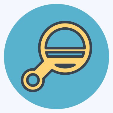 Simge Ayna 2 - Renk Eşleştirme Biçimi - Basit illüstrasyon, Düzenlenebilir vuruş, Tasarım şablonu vektörü, baskılar, posterler, reklamlar, duyurular, bilgi grafikleri, vs..